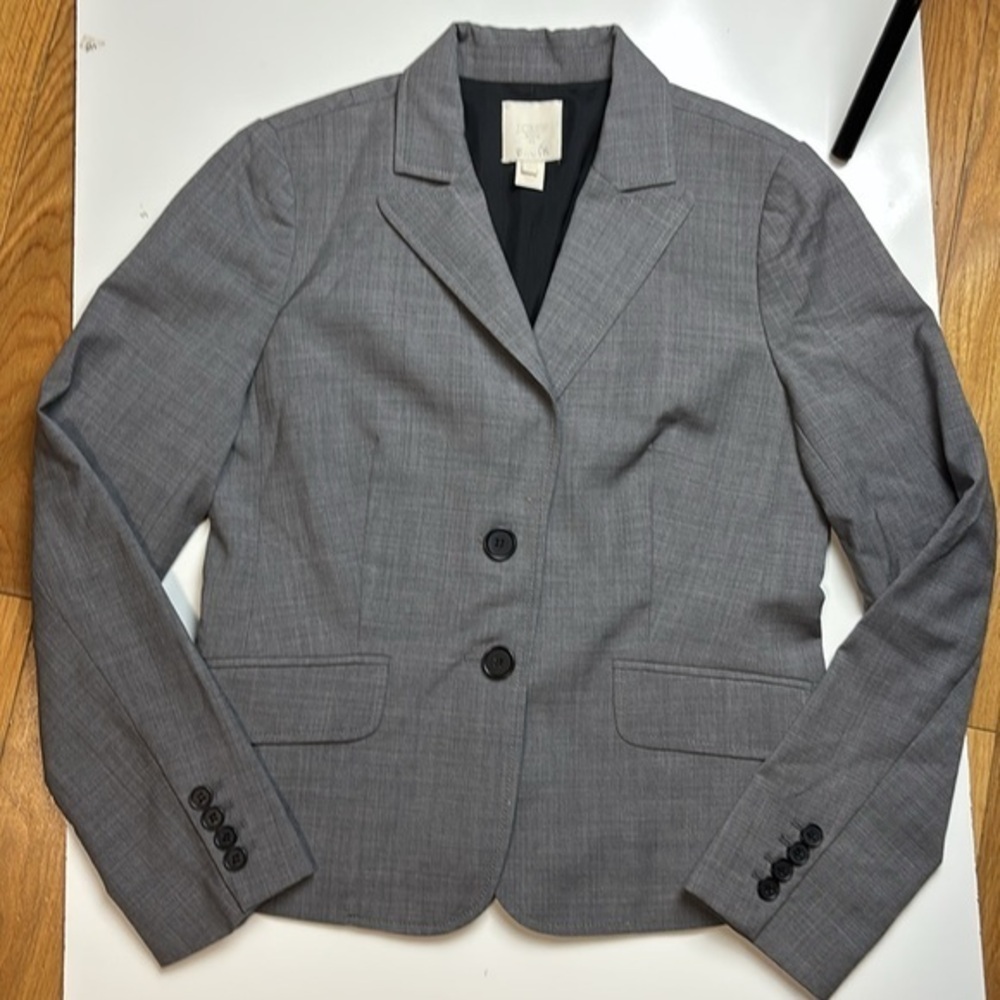 J.‎ Crew gray 2 button wool blazer